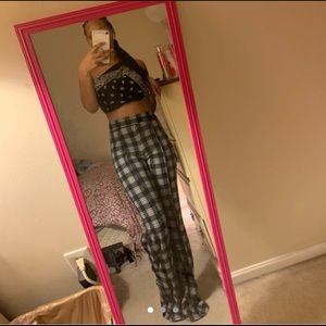 Black Valencia High Waisted Dress Pants